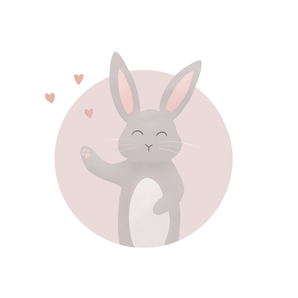 bunny-waving